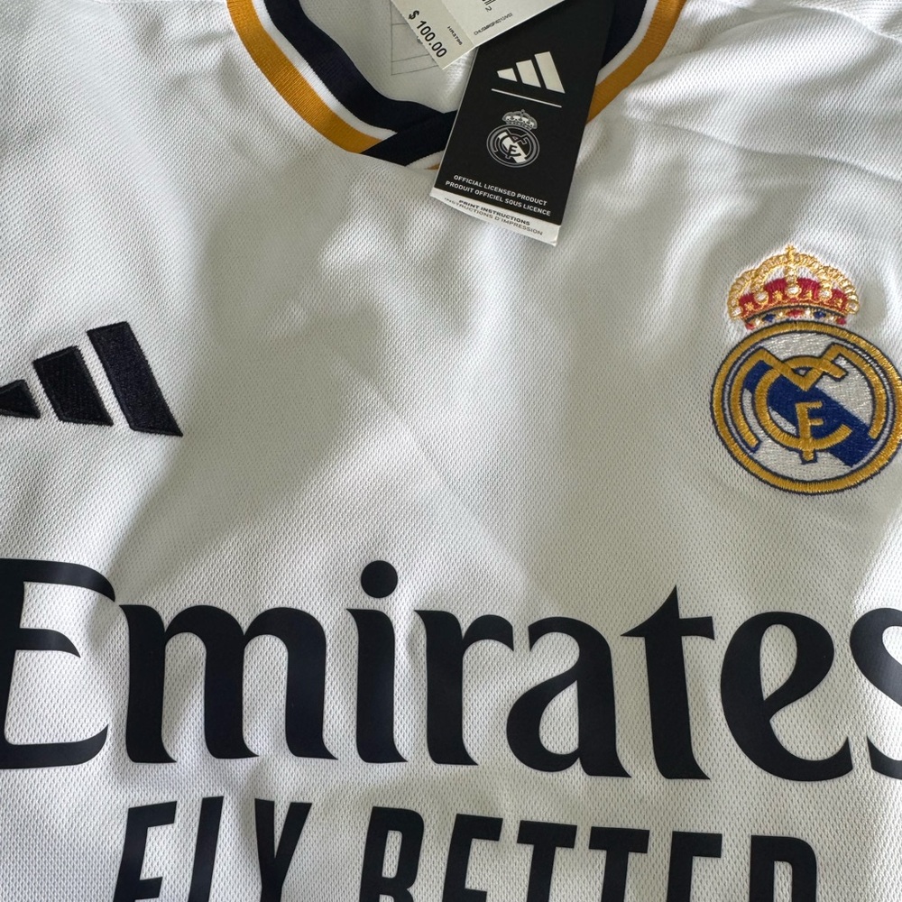 Adidas Real Madrid White Jersey